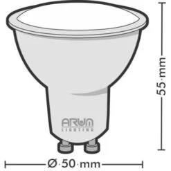 Set Di 10 Lampadine LED Per Faretti GU10 7W Eq. Dimmerabile 60W Température De Couleur: 6000K Bianco Freddo -Offerta economica OSRAM || Paulmann || ATMOSPHERA 27424136 5