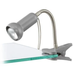EGLO LUCE A PINZA FABIO GRIGIO 40W E14