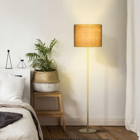 HOMCOM Lampada Da Terra Paralume In Stoffa, Design Moderno Casa E Ufficio 4 HOMCOM Lampada Da Terra Paralume In Stoffa, Design Moderno Casa E Ufficio - immagine 2