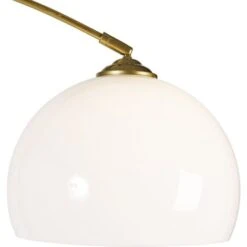QAZQA Lampada Da Terra Arc-basic - Moderno - Acciaio,Plastico - Oro/Ottone/Bianco - Tondo/Oblungo Max. 1 X Watt -Offerta economica OSRAM || Paulmann || ATMOSPHERA 28063561 3