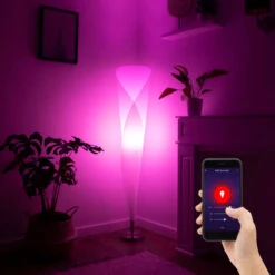 Lampada Da Terra A LED Lampada Da Terra Intelligente Illuminazione RGB App E Controllo Vocale Cambia Colori Altezza 143,5 Cm Soggiorno Camera Da Letto Corridoio Ufficio Luce Di Lettura -Offerta economica OSRAM || Paulmann || ATMOSPHERA 28845629 3