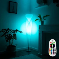 Lampada Da Terra A LED RGB Con Telecomando Con Cambia Colori Lampada DESIGN Lampada Illuminazione Soggiorno-pranzo-camera Da Letto -Offerta economica OSRAM || Paulmann || ATMOSPHERA 28845640 3