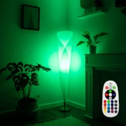 Lampada Da Terra A LED RGB Con Telecomando Con Cambia Colori Lampada DESIGN Lampada Illuminazione Soggiorno-pranzo-camera Da Letto -Offerta economica OSRAM || Paulmann || ATMOSPHERA 28845640 5