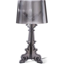 Lampada Da Tavolo Bour - Modello Grande Grigio Scuro - Acrilico, PPa