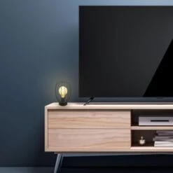 B.K.Licht, Lampada Da Comodino Con Paralume In Filo Metallico, Attacco Per Lampadina E27 Non Inclusa, Lampada Da Tavolo Vintage, Altezza 25.6cm, Interruttore Sul Cavo, Metallo Nero -Offerta economica OSRAM || Paulmann || ATMOSPHERA 29666144 5