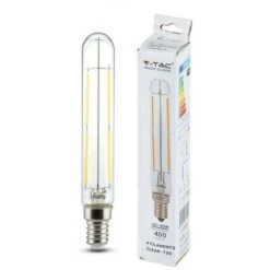LED LAMPADINA - 4W E14 T20 FILAMENTO CLEAR GLASS 2700K