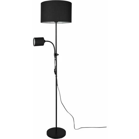 Proiettori A Soffitto Lampada Da Terra Nero Soggiorno / Notte Sala Da Pranzo Illuminazione Laterale Lampada Da Lettura Flexo Tessile Mobile 3 Proiettori A Soffitto Lampada Da Terra Nero Soggiorno / Notte Sala Da Pranzo Illuminazione Laterale Lampada Da Lettura Flexo Tessile Mobile