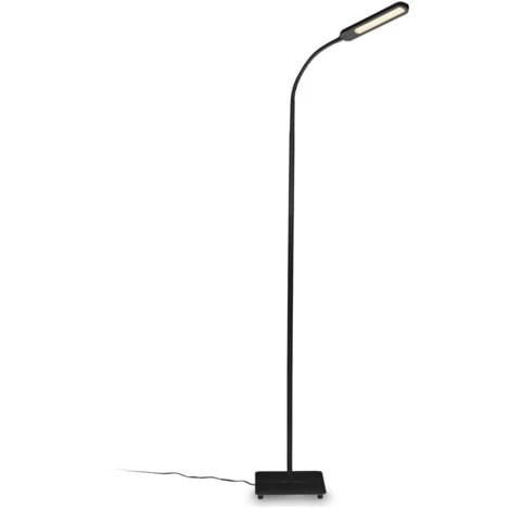 B.K.Licht Lampada Da Terra LED, Piantana Dimmerabile Su 4 Livelli, Luce Calda, Neutra O Fredda, Altezza D’uso 1,35m, LED Integrati 6,5W, 600Lm, Orientabile, Lampada A Stelo Touch Moderna, Nera IP20 3 B.K.Licht Lampada Da Terra LED, Piantana Dimmerabile Su 4 Livelli, Luce Calda, Neutra O Fredda, Altezza D’uso 1,35m, LED Integrati 6,5W, 600Lm, Orientabile, Lampada A Stelo Touch Moderna, Nera IP20