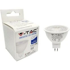 LED FARETTO SAMSUNG CHIP - GU5.3 6.5W MR16 RIPPLE PLASTICA 38 4000K