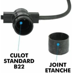 Ghirlanda Guinguette 10 Prese B22 10 Metri Interconnettibili (senza Lampadine) -Offerta economica OSRAM || Paulmann || ATMOSPHERA 30347708 5