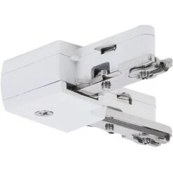Paulmann PAULMANN 97649 Componente Per Sistema Su Binario Ad Alta Tensione Connettore Angolare Bianco