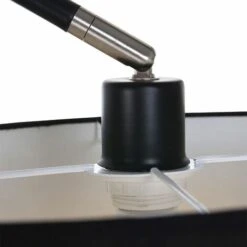 Lampada Da Terra Ad Arco Nera Lampada Da Terra Ad Arco Grande, Tessuto Regolabile, LED Bianco Caldo, 1x 6W 1x 810lm 3000K, H 180 Cm, Soggiorno -Offerta economica OSRAM || Paulmann || ATMOSPHERA 31027667 4