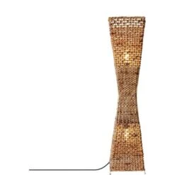 Lampada Da Terra Di Fibre Naturali Bijie Naturale300 Mm