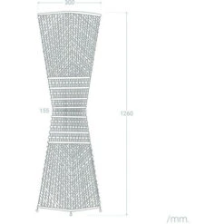 Lampada Da Terra Di Fibre Naturali Bijie Naturale300 Mm -Offerta economica OSRAM || Paulmann || ATMOSPHERA 32807046 5