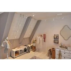 Paulmann CorDuo, Sistema Di Cavi Per Faretti, 94458, Set Salt, Massima CC 5 Pezzi Da 10 Watt Luno, Estensibile, Bianco, Opaco, Cavi In Plastica, GU 5,3, Senza Lampadine -Offerta economica OSRAM || Paulmann || ATMOSPHERA 33376844 3