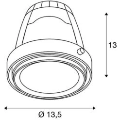 SLV Cob - Modulo LED In Alluminio Per Aixlight Pro, Colore: Bianco/Nero -Offerta economica OSRAM || Paulmann || ATMOSPHERA 33381871 3