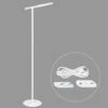 Briloner Leuchten Terra A LED, Incl. Lampada Da Parete, Dimmerabile, Regolazione Della Temperatura Del Colore, 2,3 Watt, 300 Lumen, Bianco, 240x240x1305mm