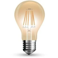 V-TAC VT-2028 LAMPADINA LED IN VETRO E27 10W BULB A67 FILAMENTO AMBRATA 900 Lm