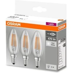 Osram Lampadine A Candela LED 4W Attacco E14 Luce Naturale 4000K Confezione Da 3 -Offerta economica OSRAM || Paulmann || ATMOSPHERA 35424984 4