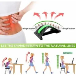 SOEKAVIA Estensione Della Schiena Supporto Per Massaggio Alla Schiena Supporto Per La Schiena Tensione Muscolare Fitness Dispositivo Per Supporto Per La Schiena Per Correggere La Postura E Alleviare I -Offerta economica OSRAM || Paulmann || ATMOSPHERA 36294051 3