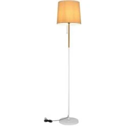 Lampada Piantana Terra Design Moderno Paralume E27 Tessuto Legno Metallo -Offerta economica OSRAM || Paulmann || ATMOSPHERA 41009351 2