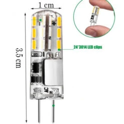 Lampadina LED 24 SMD Attacco G4 A Spillo 3014 Luce Calda 2W Mini Lampadina 24D -Offerta economica OSRAM || Paulmann || ATMOSPHERA 4164899 3