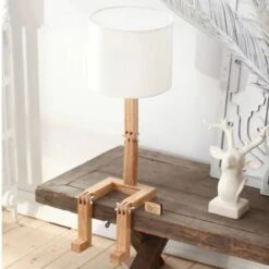 Lampada Da Tavolo Articolata In Legno "YOKI". -Offerta economica OSRAM || Paulmann || ATMOSPHERA 41979497 3