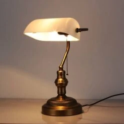 BANQUERO Lampada Da Tavolo E Da Scrivania Vintage E27 Colore Bianco -Offerta economica OSRAM || Paulmann || ATMOSPHERA 41979805 3