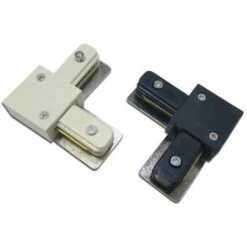 Connettore Rigido Ad Angolo A 90° Per Binario Monofase Montato In Superficie Colore Nero