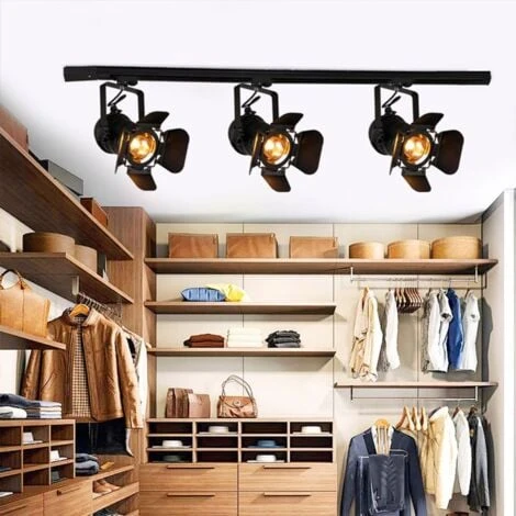 Binario Trifase Regolabile Spot "CINEMA" E27 4 Binario Trifase Regolabile Spot "CINEMA" E27 - immagine 2