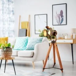 Lampada Da Terra Vintage Con Treppiede "CINEMA" 137cm Colore Nero -Offerta economica OSRAM || Paulmann || ATMOSPHERA 41983621 5