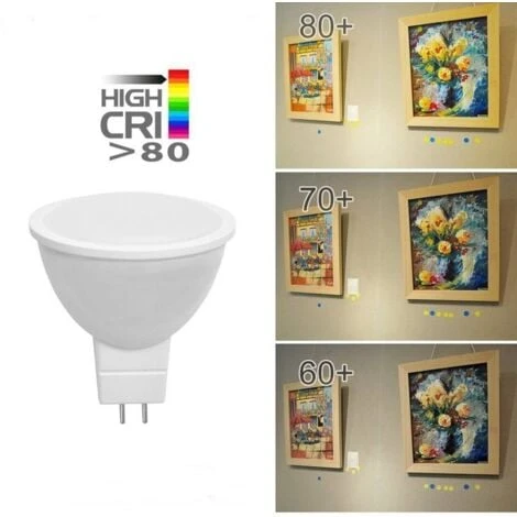 Lampadina LED GU5.3 MR16 5W 12V 350lm Temperatura Di Colore Bianco Caldo 5 Lampadina LED GU5.3 MR16 5W 12V 350lm Temperatura Di Colore Bianco Caldo - immagine 3