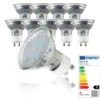 Lampadine LED Luce Calda, 3W (equivalenti A 25W) Attacco GU10, Confezione Da 5, 250 Lumen, 3000Kelvin, Per Faretti, Plafoniere, Lampade, Illuminazione Da Interno 230V