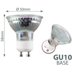 Lampadine LED Luce Calda, 3W (equivalenti A 25W) Attacco GU10, Confezione Da 5, 250 Lumen, 3000Kelvin, Per Faretti, Plafoniere, Lampade, Illuminazione Da Interno 230V -Offerta economica OSRAM || Paulmann || ATMOSPHERA 42825673 3