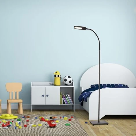 B.K.Licht Lampada Da Terra LED, Piantana Dimmerabile Su 4 Livelli, Luce Calda, Neutra O Fredda, Altezza D’uso 1,28m, LED Integrati 8W, 600Lm, Orientabile, Lampada A Stelo Touch Moderna, Nera IP20 6 B.K.Licht Lampada Da Terra LED, Piantana Dimmerabile Su 4 Livelli, Luce Calda, Neutra O Fredda, Altezza D’uso 1,28m, LED Integrati 8W, 600Lm, Orientabile, Lampada A Stelo Touch Moderna, Nera IP20 - immagine 4