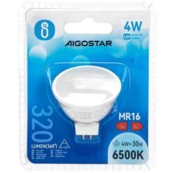 Faretto Led MR16 4W SMD Apertura 120 Gradi Bianco Freddo 6500K Aigostar -Offerta economica OSRAM || Paulmann || ATMOSPHERA 4304975 3