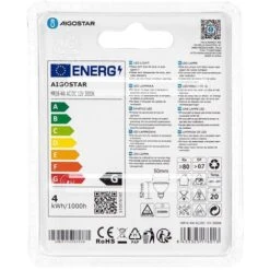 Faretto Led MR16 4W SMD Apertura 120 Gradi Bianco Caldo 3000K Aigostar -Offerta economica OSRAM || Paulmann || ATMOSPHERA 4304976 4