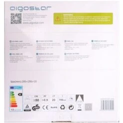 Pannello Led 12W 30x30cm Cornice Grigia Quadrata Bianco Freddo 6000K Aigostar -Offerta economica OSRAM || Paulmann || ATMOSPHERA 4305002 3