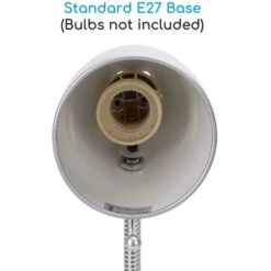 Lampada Da Scrivania Argento E27 Con Clip E Braccio Regolabile Aigostar -Offerta economica OSRAM || Paulmann || ATMOSPHERA 4305517 2