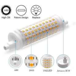 Lampadina LED 18w Luce Fredda 1440LM Lampada Faretto Attacco R7S 240V BTL-96023 -Offerta economica OSRAM || Paulmann || ATMOSPHERA 43741586 5