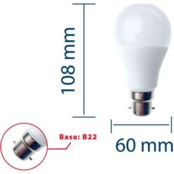 Lampadina SMD LED, Goccia A60, 9W/820lm, Base B22 (Francia), 3000K -Offerta economica OSRAM || Paulmann || ATMOSPHERA 46541827 3