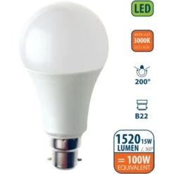 Lampadina SMD LED, Goccia A60, 15W/1520lm, Base B22 (Francia), 3000K -Offerta economica OSRAM || Paulmann || ATMOSPHERA 46541843 2