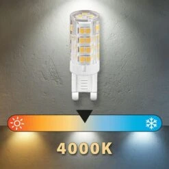 Lampadina SMD LED, Capsula G9, 3.5W/350lm, Base G9, 4000K 10 Lampadina SMD LED, Capsula G9, 3.5W/350lm, Base G9, 4000K -Offerta economica OSRAM || Paulmann || ATMOSPHERA 46542063 4