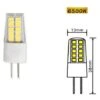 Trade Shop - Lampadina G4 Led Smd 2,5 Watt 12v Luce Fredda 6500k Calda 3000k Naturale 4000k -bianco Caldo -