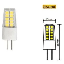 Trade Shop - Lampadina G4 Led Smd 2,5 Watt 12v Luce Fredda 6500k Calda 3000k Naturale 4000k -bianco Caldo -