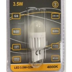 Trade Shop - Lampadina Led 3.5 Watt Attacco G9 Compatta Luce Bianca Calda Fredda Naturale -bianco Naturale -
