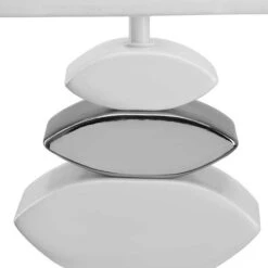 Lampada Da Tavolo Lume Comodino Ceramica Tessuto Bianco Design Moderno Abatjour -Offerta economica OSRAM || Paulmann || ATMOSPHERA 47296431 4