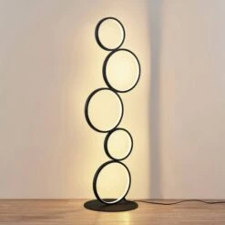 Lindby Jacek Piantana LED Con 5 Anelli -Offerta economica OSRAM || Paulmann || ATMOSPHERA 47560647 4