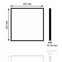 PRO LED ACC15 - Kit Di Montaggio Su Cartongesso Per Pannello Led 600x600 (INT3 / INT4) -Offerta economica OSRAM || Paulmann || ATMOSPHERA 48413565 3