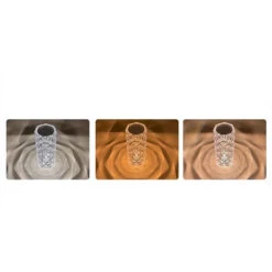 Lampada Da Tavolo Touch Diamantata Ricaricabile USB Effetto Cristallo Decorativa -Offerta economica OSRAM || Paulmann || ATMOSPHERA 50151931 3